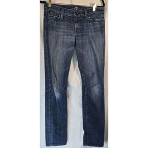 Womens Seven 7 For All Mankind Super Skinny Jeans‎ 27 Waist 29.5 Inseam